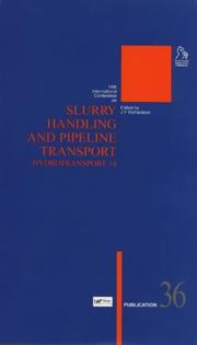 Cover of: 14th International Conference on Slurry Handling  and Pipeline Transport (BHR Group Conference) by J.F. Richardson