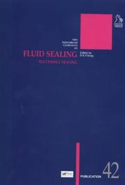 Cover of: Fluid Sealing: Successful Sealing 2000 (British Hydromechanics Research (BHR) Group) (British Hydromechanics Research Group (REP))