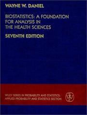 Cover of: Biostatistics by Wayne W. Daniel, Wayne W. Daniel