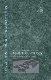 Cover of: Mail Technology: Evolution to e-Revolution (Imeche Event Publications)