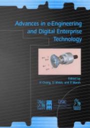 Cover of: Advances in E-Engineering and Digital Enterprise Technology by Kai Cheng, David Webb, Rodney Marsh