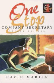 Cover of: One Stop Company Secretary (One Stop)