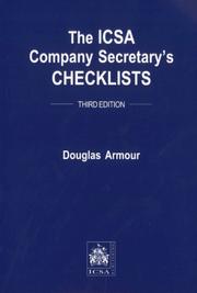 The ICSA Company Secretary's Checklists by Douglas Armour