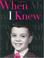 Cover of: When I Knew