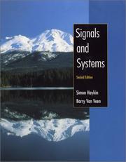 Cover of: Signals and Systems by Simon Haykin, Barry Van Veen
