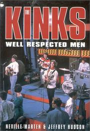 Cover of: Kinks -- Well Respected Men by Neville Marten, Jeff Hudson