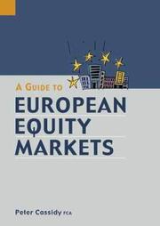Cover of: A Guide to European Equity Markets