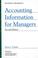 Cover of: Accounting Information for Managers