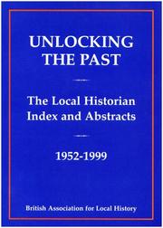 Cover of: Unlocking the Past