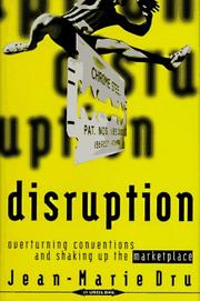 Cover of: Disruption by Jean-Marie Dru