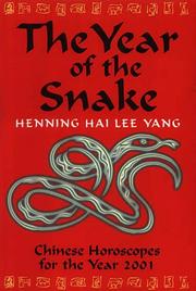 Cover of: The Year of the Snake by Henning Hai Lee Yang