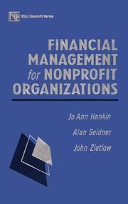 Cover of: Financial management for nonprofit organizations by Jo Ann Hankin