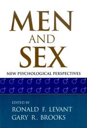 Cover of: Men and sex: new psychological perspectives