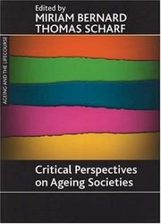 Cover of: Critical Perspectives on Ageing Societies (Ageing and the Lifecourse)
