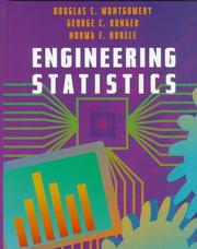 Cover of: Engineering statistics by Douglas C. Montgomery