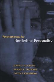 Cover of: Psychotherapy for borderline personality