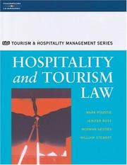 Cover of: Hospitality and Tourism Law