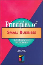 Principles of Small Business (Principles of Management) by Colin Barrow