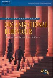 Cover of: The IEBM Handbook of Organizational Behaviour (International Encyclopedia of Business & Management)