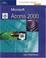 Cover of: Microsoft Access 2000 - Illustrated Second Course