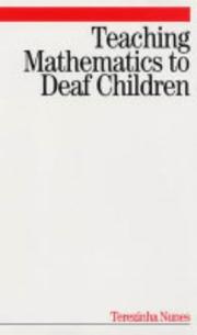 Cover of: Teaching Mathematics to Deaf Children by Terezinha Nunes