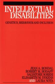 Cover of: Intellectual Disabilities: Genetics, Behavior and Inclusion