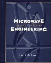 Cover of: Microwave engineering by David M. Pozar