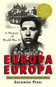 Cover of: Europa, Europa by Shlomo Perel