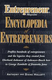 Cover of: Entrepreneur magazine by Anthony Hallett