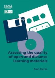 Cover of: Assessing the Quality of Open and Distance Learning Materials