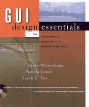 GUI design essentials by Susan Weinschenk