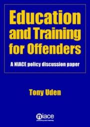 Cover of: Education and Training for Offenders
