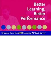 Cover of: Better Learning, Better Performance