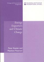 Cover of: Energy Exporters and Climate Change by Peter Kassler, Matthew Paterson