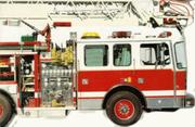 Cover of Fire Engine (Funfax Vehicle Shaped Board Books)