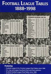 Cover of: Football League Tables 1888-1998