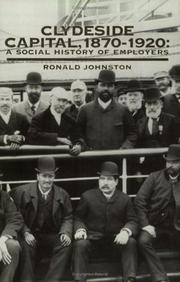 Cover of: Clydeside Capital, 1870-1920 by Ronald Johnston