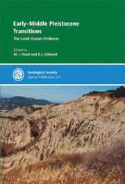 Cover of: Early Middle Pleistocene Transitions: The Land-Ocean Evidence (Special Publication, No. 247)