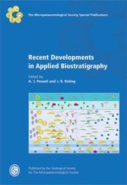 RECENT DEVELOPMENTS IN APPLIED BIOSTRATIGRAPHY; ED. BY A.J. POWELL