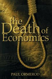 Cover of: The death of economics
