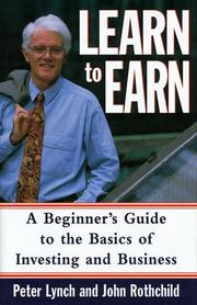 Cover of: Learn to Earn by Peter Lynch, John Rothchild