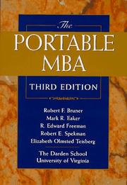 Cover of: The portable MBA. by 