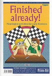 Cover of: Finished Already by Ric Publications