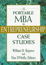 Cover of: The portable MBA in entrepreneurship case studies by William D. Bygrave