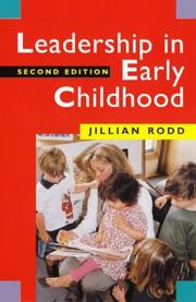 Cover of: Leadership in Early Childhood by Jillian Rodd