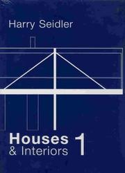 Cover of: Harry Seidler: Houses 1 (Early Houses)