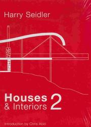 Cover of: Harry Seidler: Houses 2 (Recent Houses)