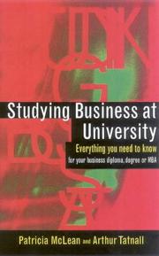 Cover of: Studying Business at University
