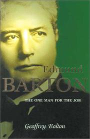 Cover of: Edmund Barton