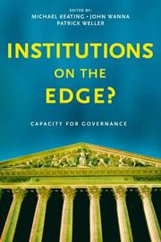 Cover of: Institutions on the Edge: Capacity for Governance